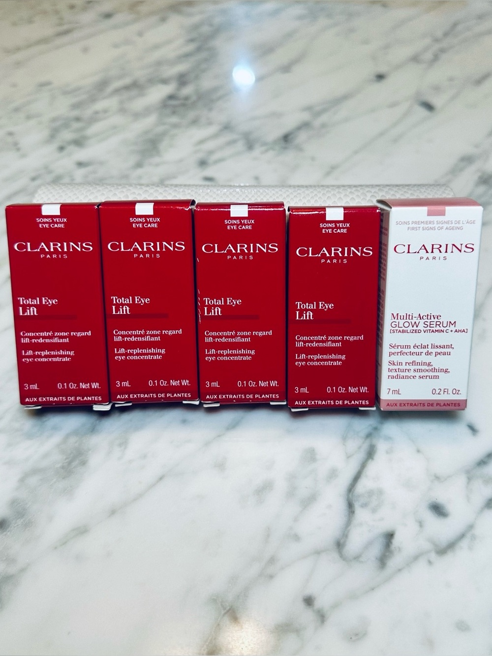 Clarins Total Eye Lift + Multi-Active Glow Serum